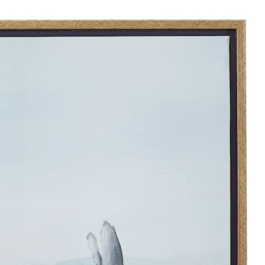 Gray Polystone Modern Farmhouse Framed Wall Art